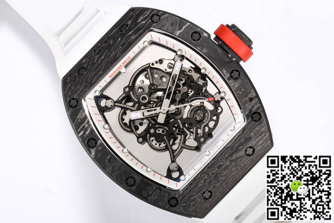 Replica Richard Mille RM-055 1:1 Best Edition BBR Factory Carbon Fiber Case