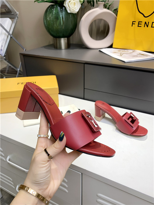 F**di thick heel sandals