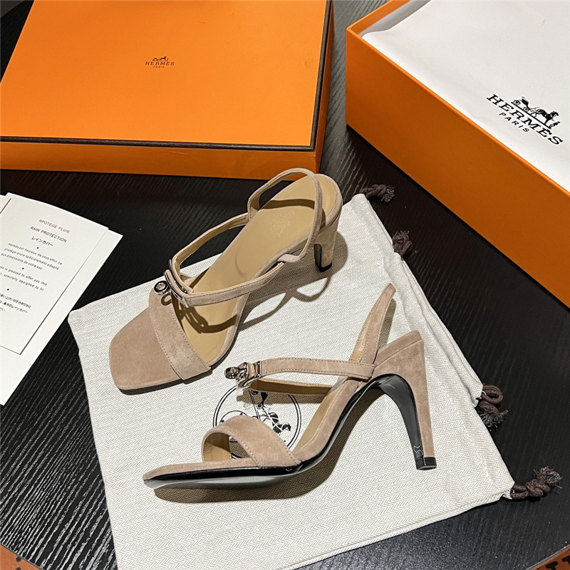 H**me5 Sandals Dupe classic H high-heeled sandals