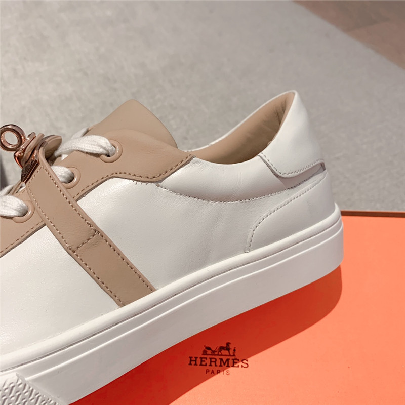 H**me5 British retro design white shoes