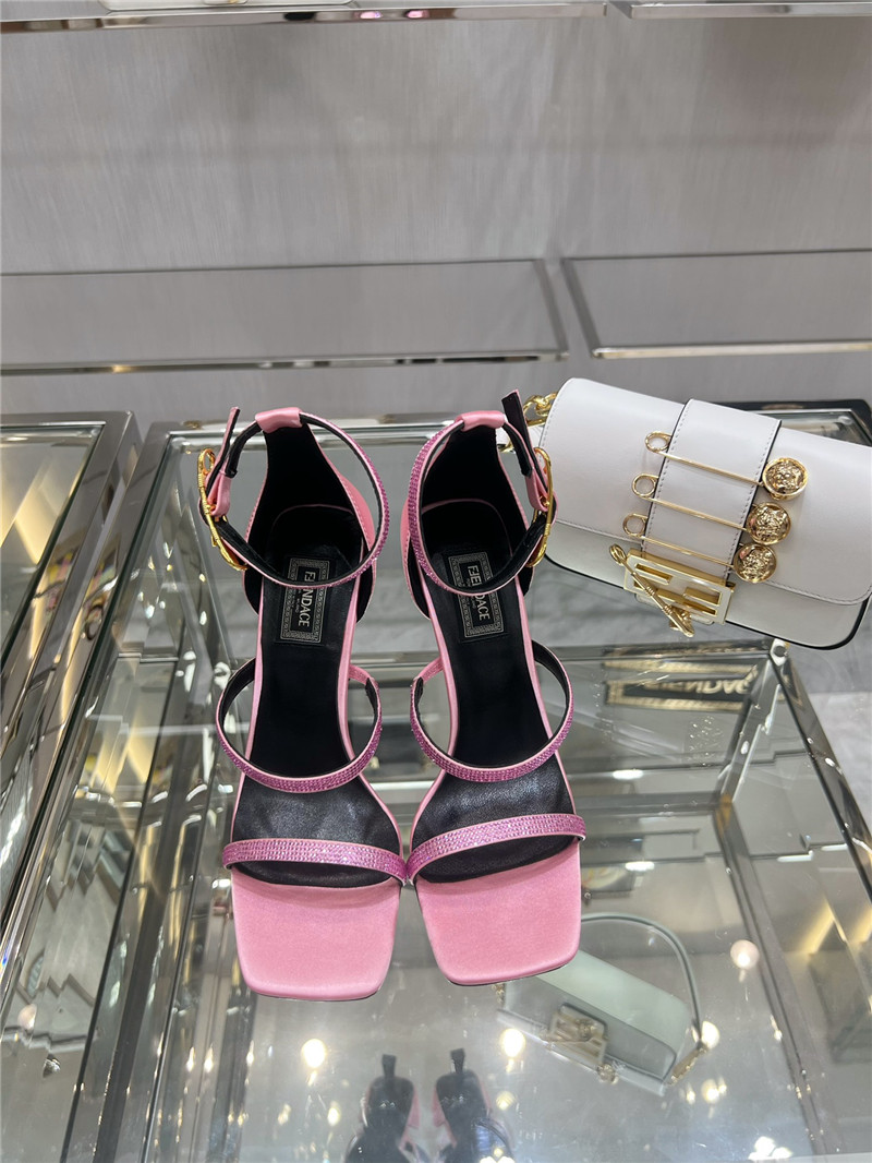 F**di joint catwalk show sandals