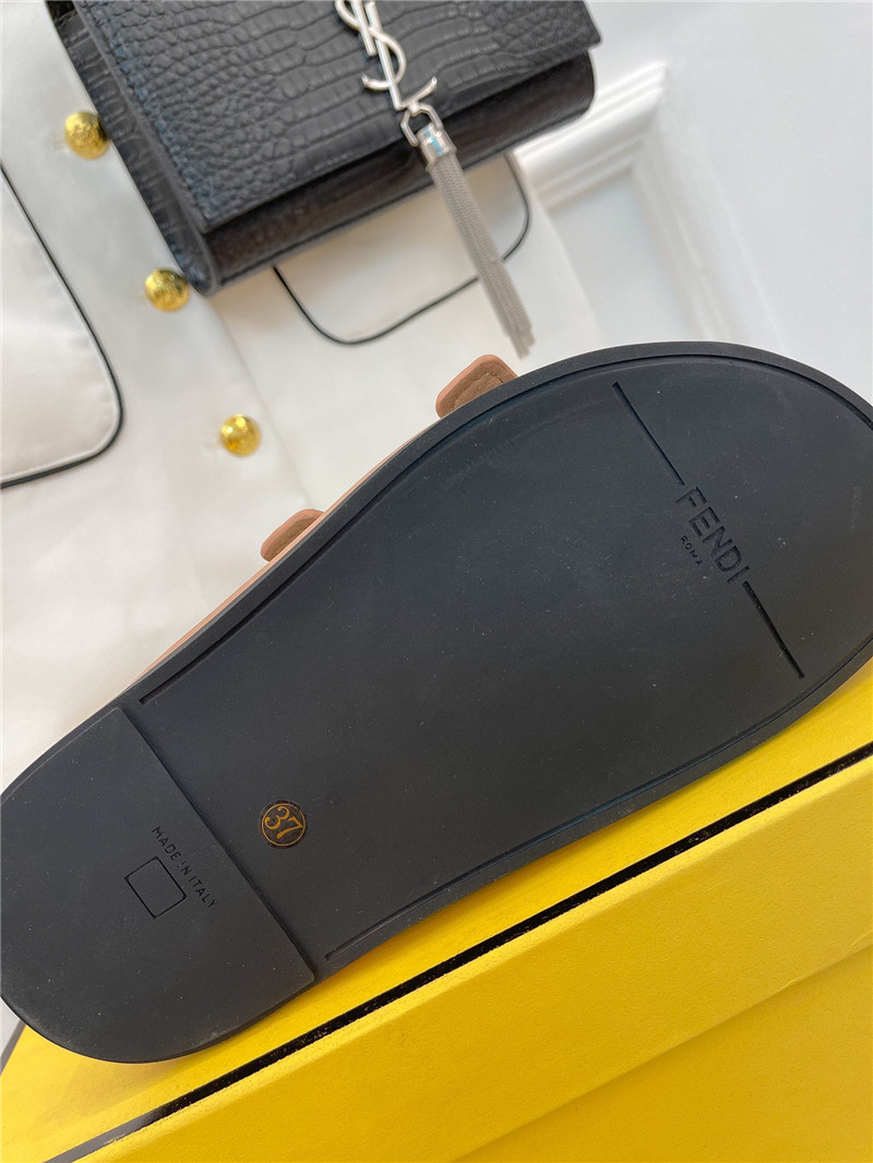 F**di ff logo plaque sandals