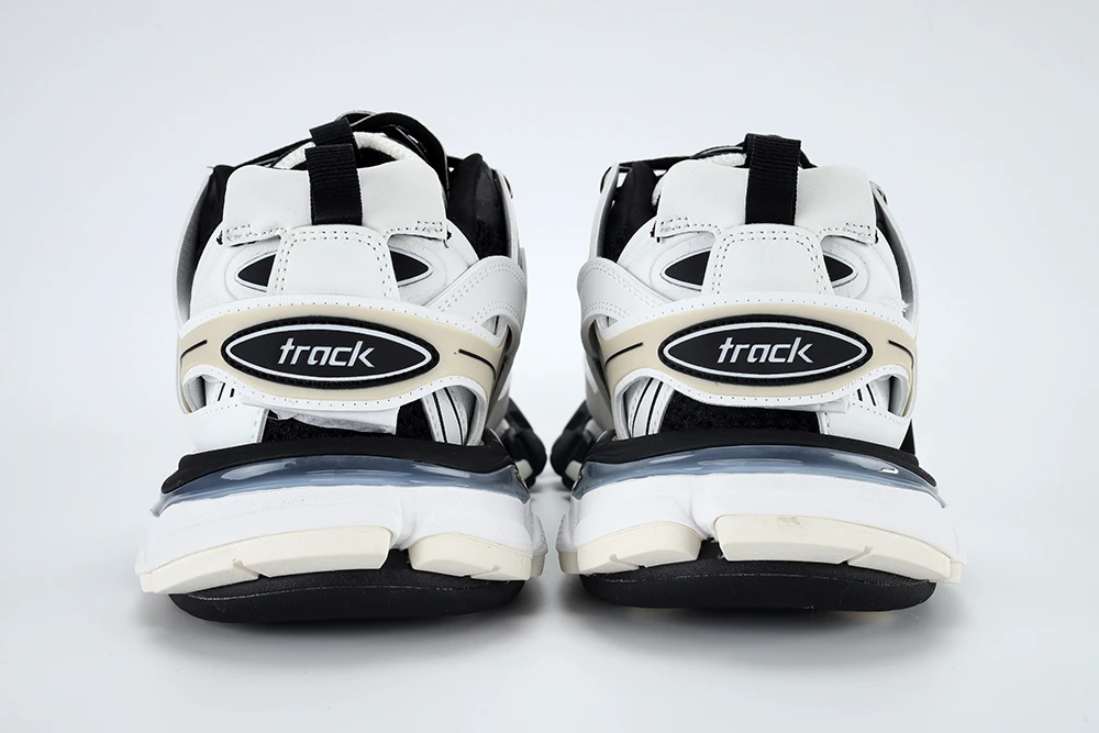 Ba1en*iaga TRACK LED SNEAKER WHITE BLACK