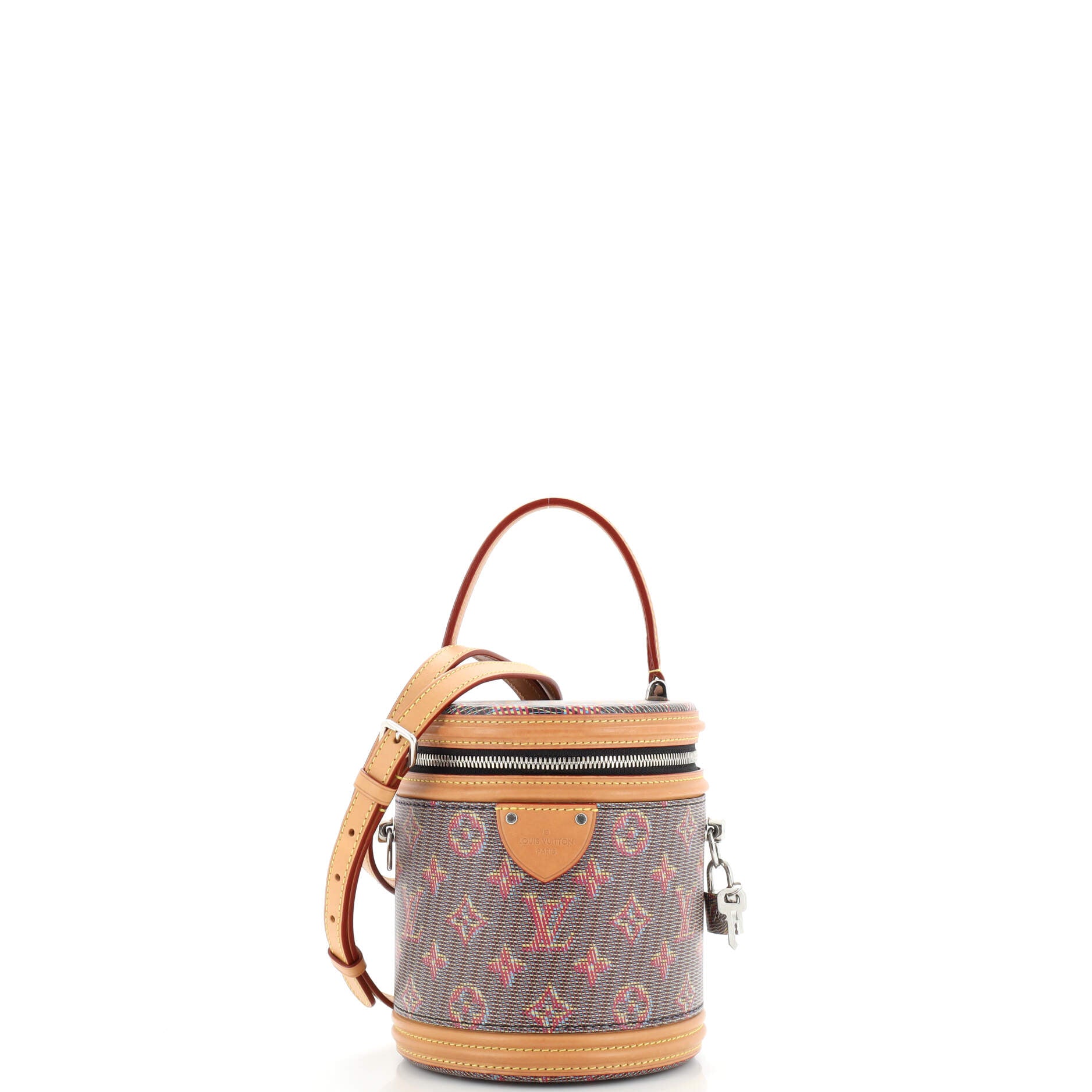 Cannes Handbag Damier Monogram LV Pop Canvas