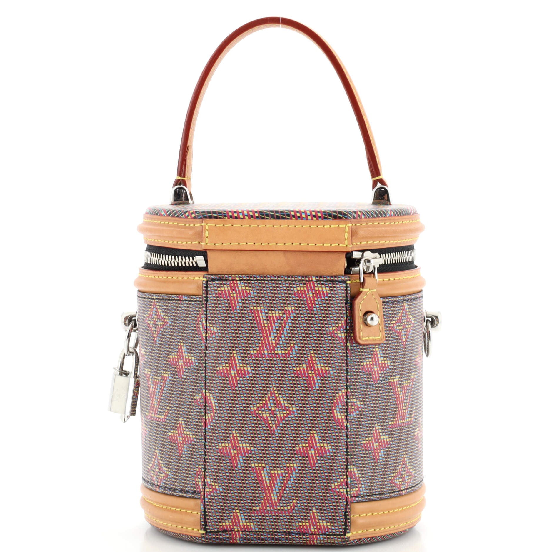 Cannes Handbag Damier Monogram LV Pop Canvas