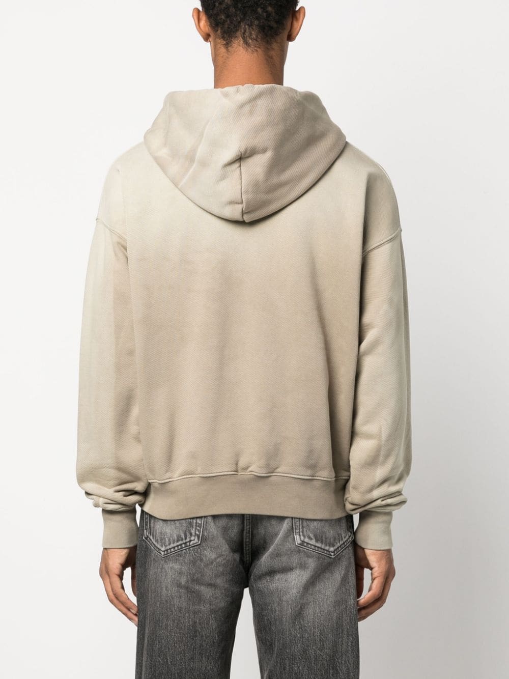Off White Replica logo-embossed cotton hoodie - Cola
