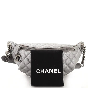 Banane Waist Bag Quilted Leather