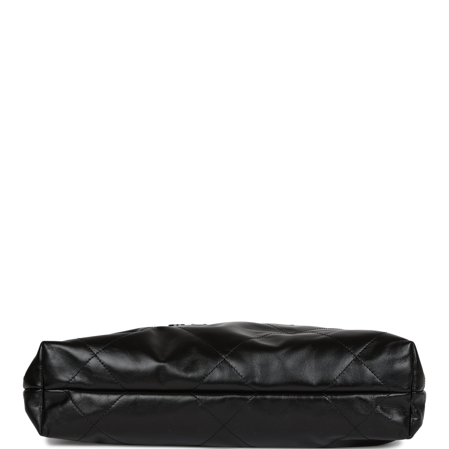 Small 22 Bag SO Black Calfskin Black Hardware
