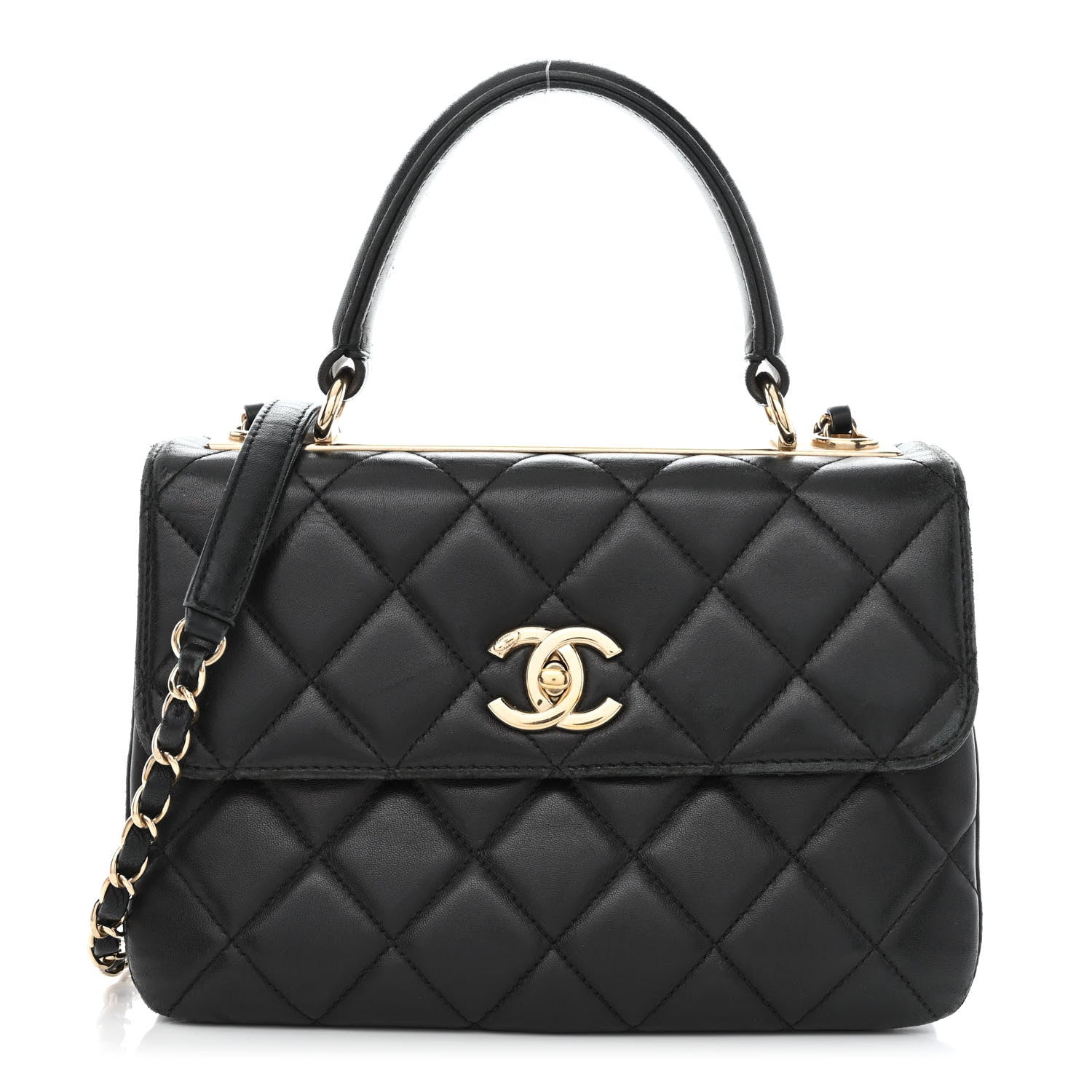 |Flap Bag with Top Handle