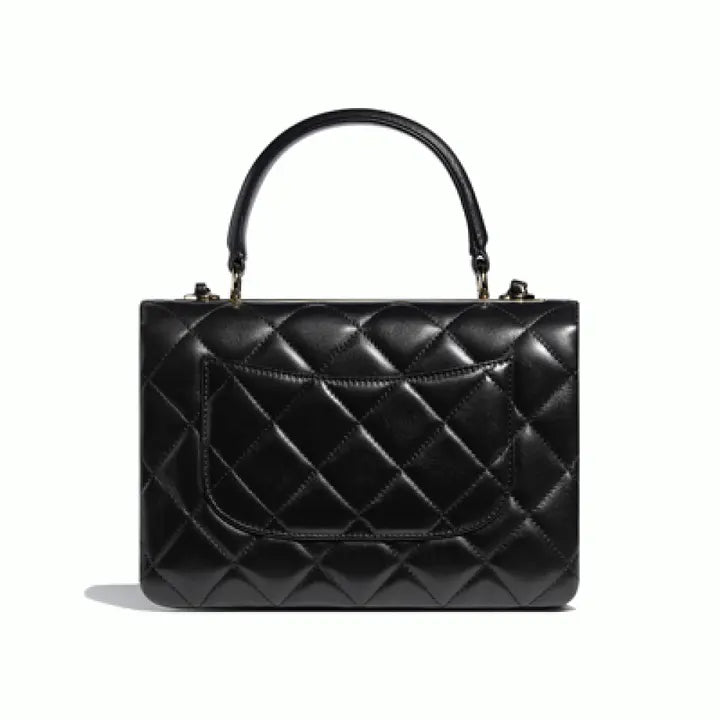 Lambskin & Gold-Tone Metal Black