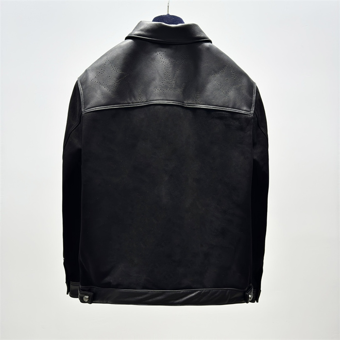 2024fw LV Real Leather Jacket Top Version