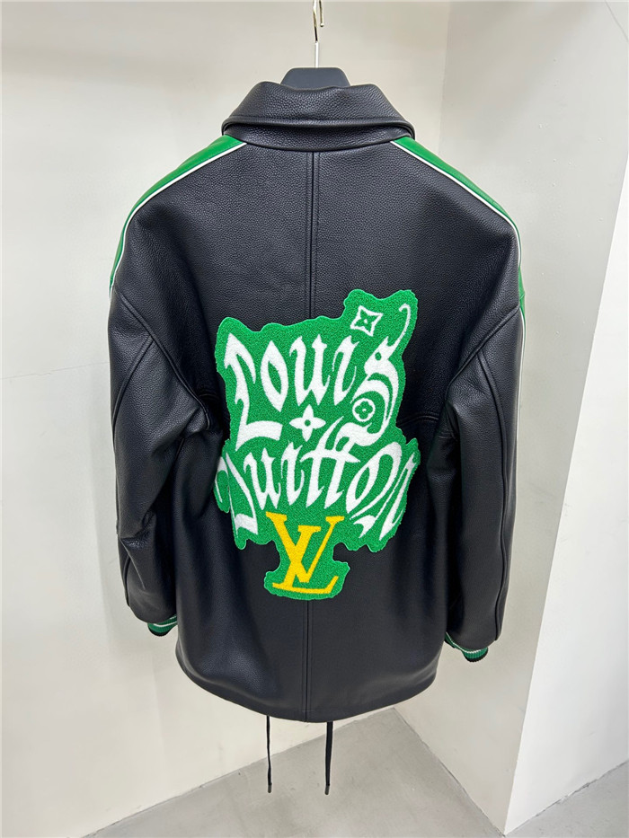 2023SS LV Real Leather Jacket Top Version