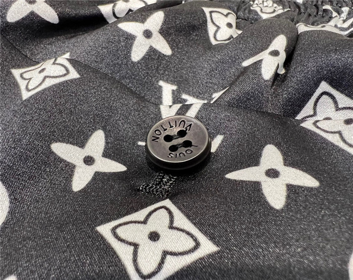 2023fw LV Silk Shirt Shorts Top Version