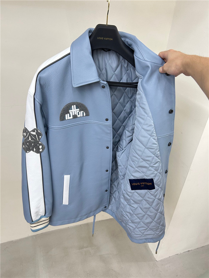 2023SS LV Real Leather Jacket Top Version