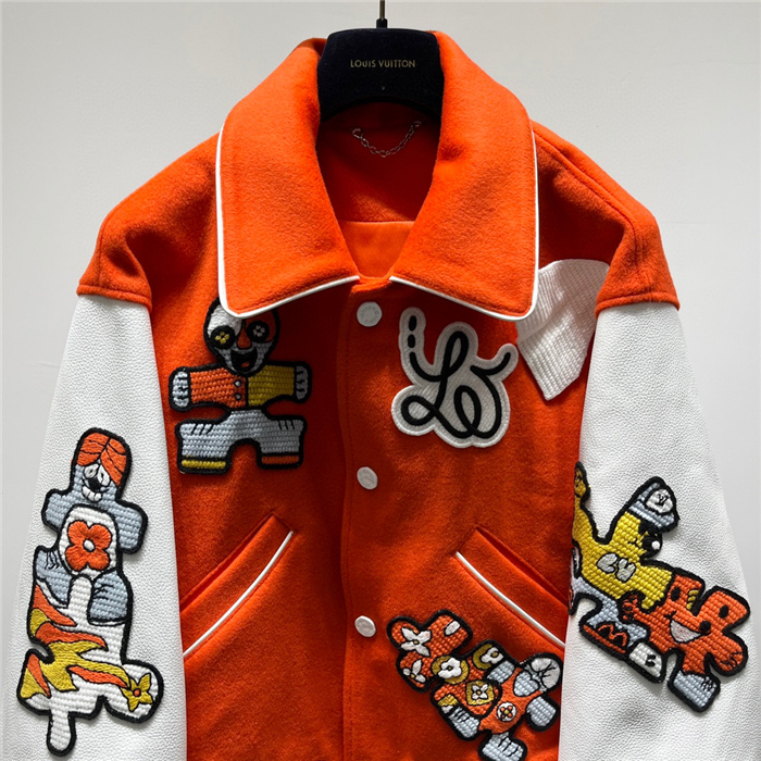 2023fw LV Real Leather Jacket Top Version