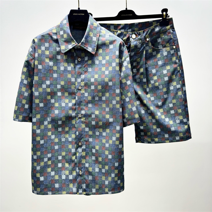 2025SS LV JShirtShorts Top Version