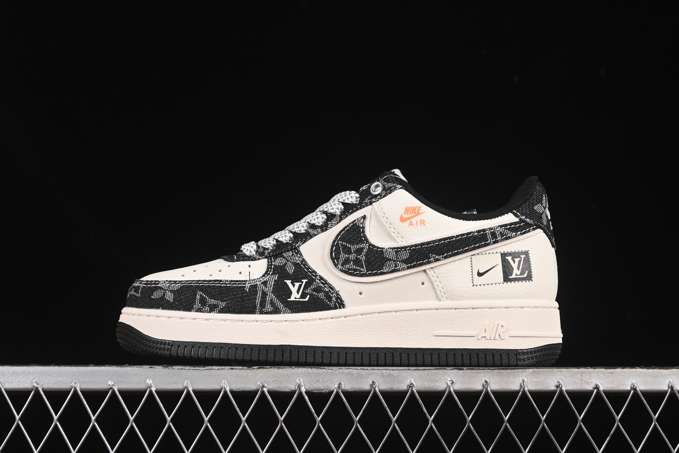 Nike Air Force 1 '07 LV Black Denim – Rep